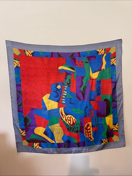 Other - Vibrant Abstract Multicolor Wall Tapestry - Colorful Geometric Art